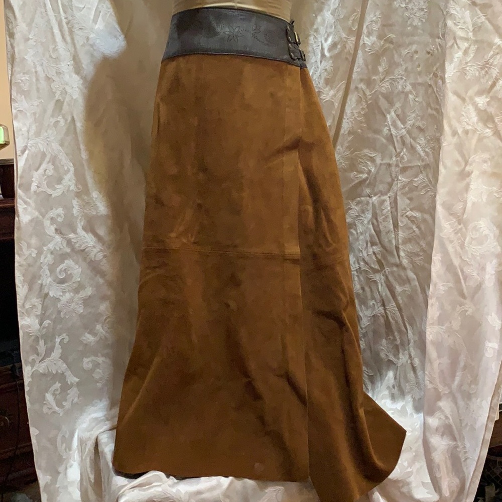 Cold water Creek suede skirt